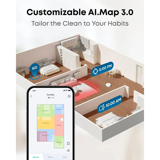 Eufy X10 Pro Omni Robot Vac Vacuum Cleaner and Mop Ultimate Bundle - White | T2351221 - Image 12