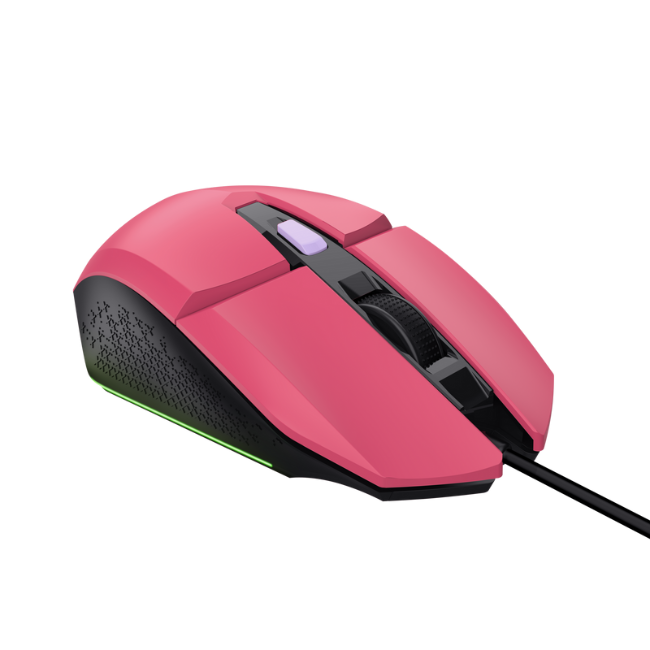Trust GXT109 Felox Illuminated Gaming Mouse - Pink | T25068