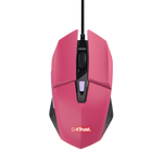 Load image into Gallery viewer, Trust GXT109 Felox Illuminated Gaming Mouse - Pink | T25068
