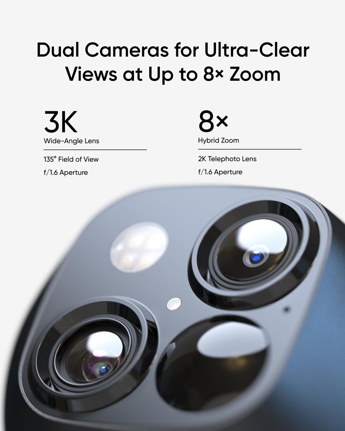 Eufy SoloCam S340 wireless security camera with dual lens and solar panel - Keans Claremorris
