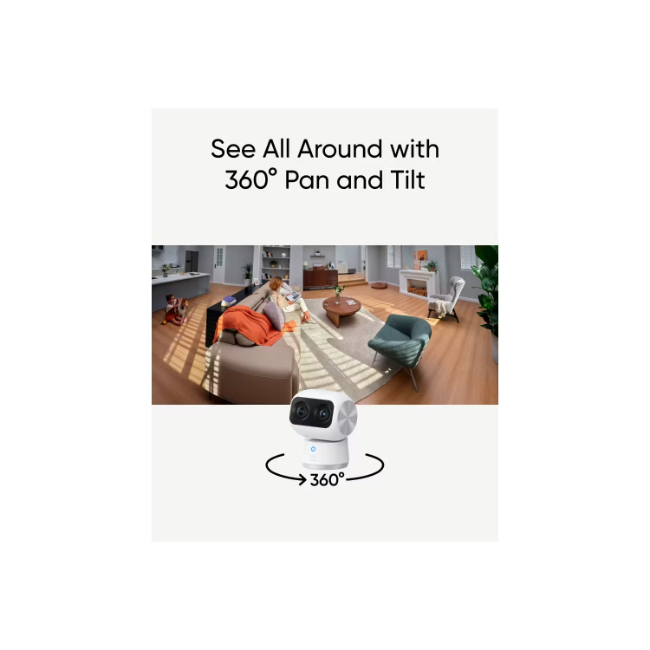 Eufy S350 4K Indoor Cam with Dual Pan & Tilt, 4K Zoom, 2K Wide Lenses - Keans Claremorris