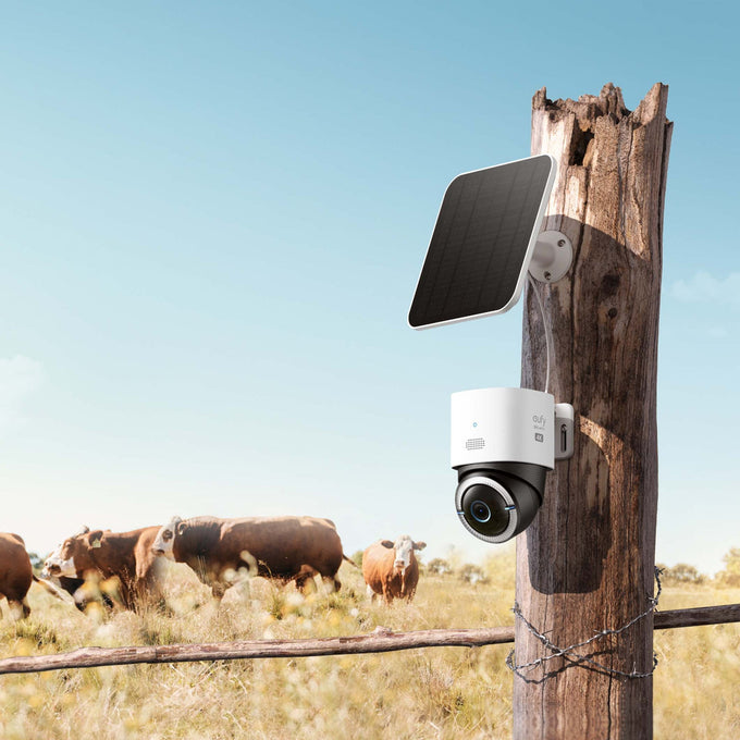 Eufy 4G LTE Cam S330 with Solar Panel, wireless security camera – available at Keans Claremorris