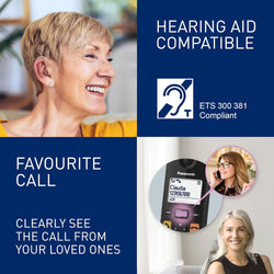 Panasonic KX-TGU132EB digital cordless phone twin pack with answering machine, available at Keans Claremorris store.