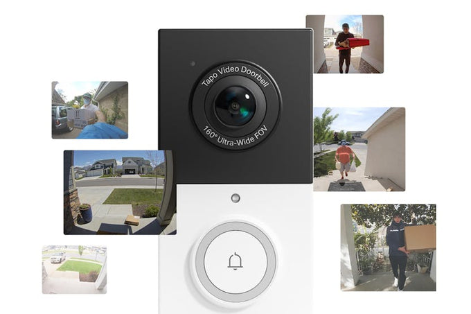 TP-Link Tapo D210 Video Doorbell Camera with HD video and motion detection – available at Keans Claremorris.