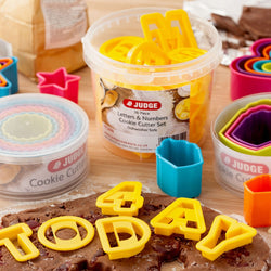 Judge 36Piece Alphabet & Number Cutters - Yellow