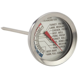 Judge Kitchen Meat Thermometer with stainless steel probe, clear dial, dual °F/°C, 54-88°C range – Keans Claremorris.