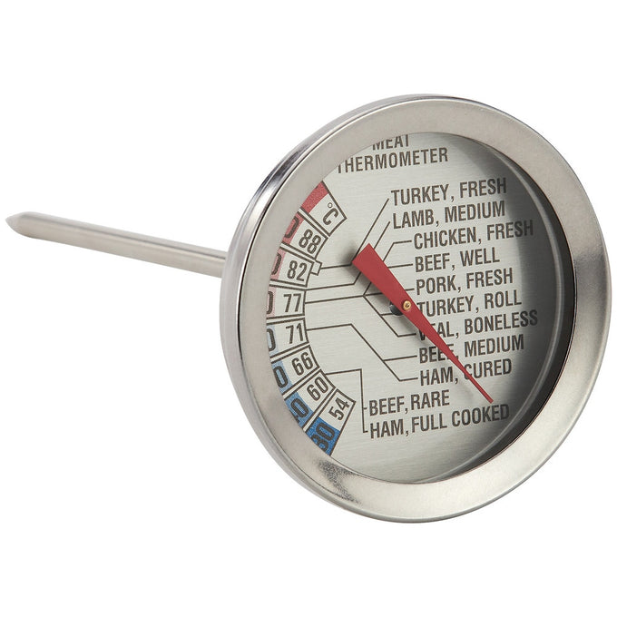 Judge Kitchen Meat Thermometer with stainless steel probe, clear dial, dual °F/°C, 54-88°C range – Keans Claremorris.