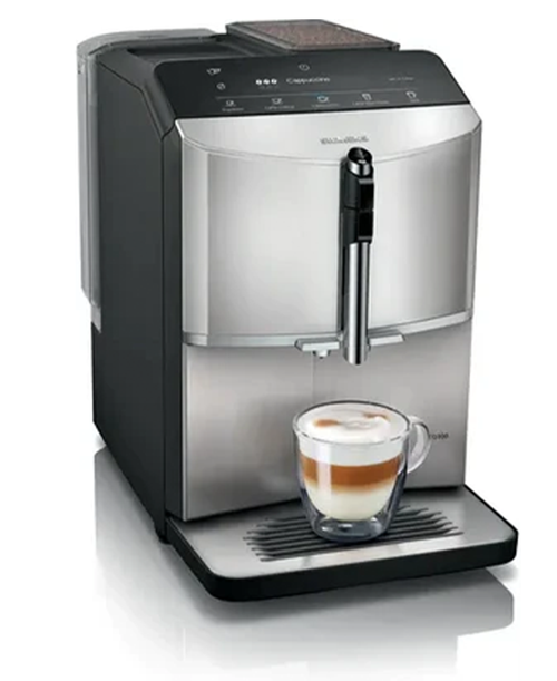Siemens EQ300 fully automatic coffee machine in inox silver with iAroma System, removable brewing unit – Keans Claremorris.