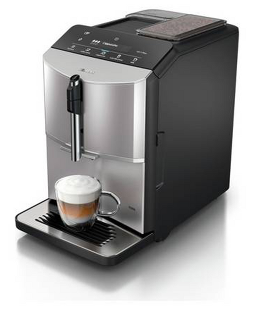 Siemens EQ300 Fully Automatic Coffee Machine in Inox Silver – sleek design, easy use | Available at Keans Claremorris