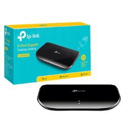 TP-Link 8-Port Gigabit Desktop Switch Steel - High-Speed Network Hub | Available at Keans Claremorris