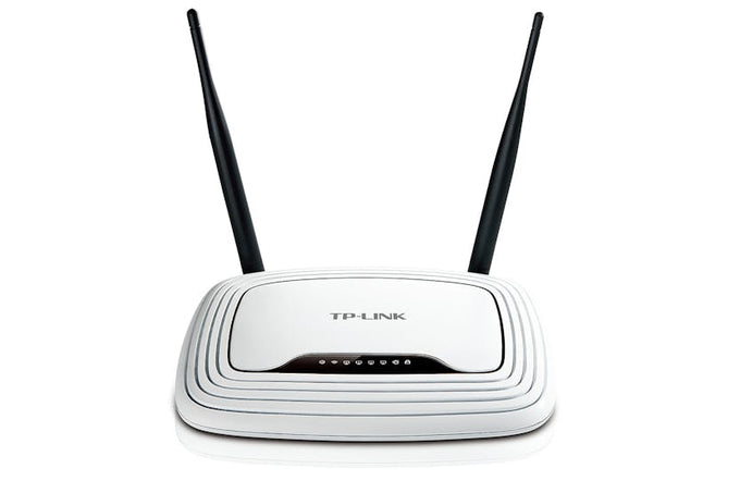 TP-Link TL-WR841N 300Mbps Wireless N Router with dual antennas, multi-mode, parental controls, from Kean’s Claremorris. –