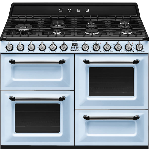 Smeg 110cm Victoria 4 Cavity Dual Fuel Traditional Range Cooker with Side Opening Ovens | Keans Claremorris