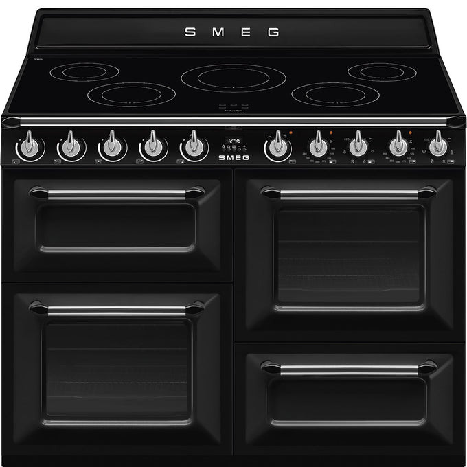 Smeg 110cm Victoria 4 Cavity Traditional Range Cooker with Induction Hob & Side Opening Ovens | Keans Claremorris