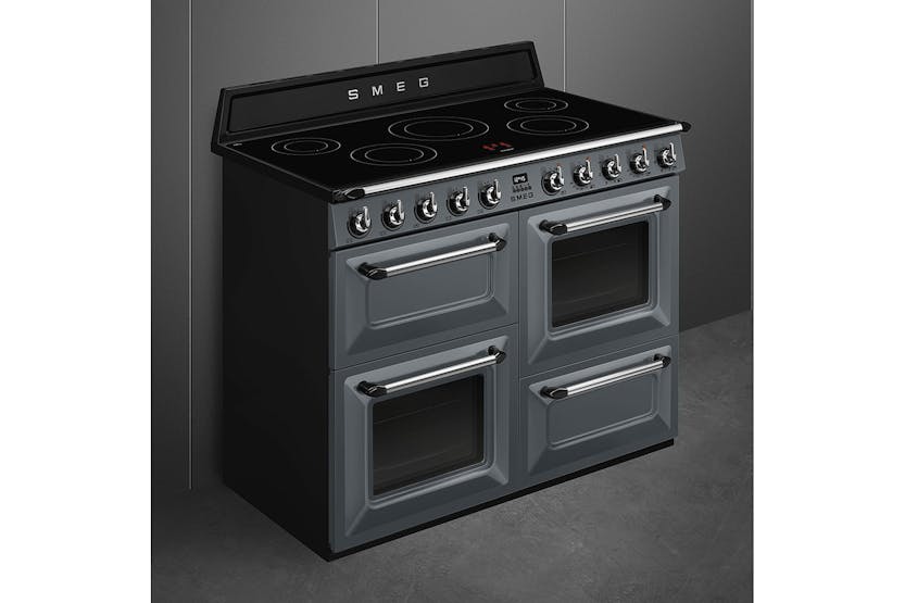 Smeg 110cm Electric Range Cooker TR4110IGR2 in Slate Grey – Large multi-function oven, Keans Claremorris