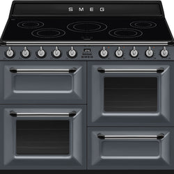 Smeg 110cm Victoria 4 Cavity Traditional Range Cooker with Induction Hob & Side Opening Ovens