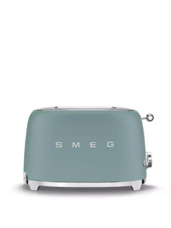 Smeg 50’s Retro Style 2 Slice Toaster – Emerald Green | TSF01EGMUK