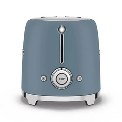 Smeg 2 Slice Toaster | Storm Blue | TSF01SBMUK