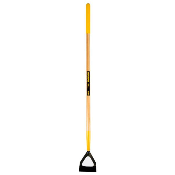 True Temper Dutch Hoe 5" steel blade with long larch wood handle, ideal for weeding and soil cultivation - Keans Claremorris