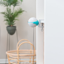 Catch It automatic cat teaser toy 10x14cm, white, attaches to surfaces up to 4cm thick, battery-operated, Keans Claremorris