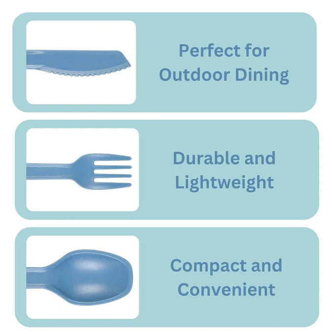 Tala Picnic Cutlery Set Blue - Image 4