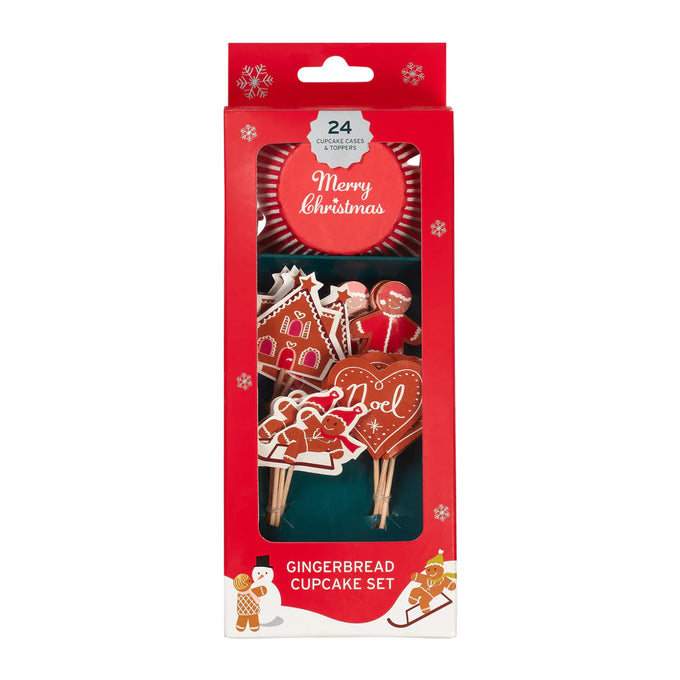 Tala Christmas Cupcake Cases and Toppers - Gingerbread Keans Claremorris