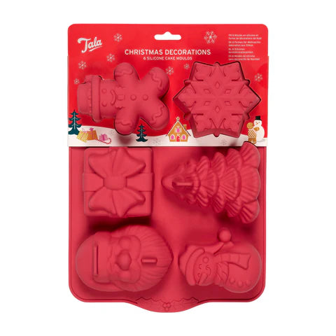 Tala Christmas Silicone 6 Hole Cake Mould Keans Claremorris