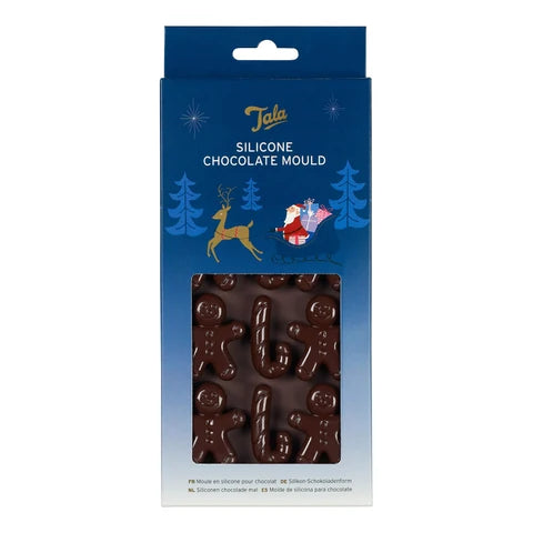 Tala Christmas Silicone Chocolate Mould - Gingerbread Men & Candy Canes Keans Claremorris