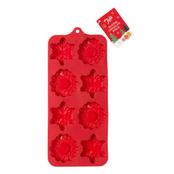 Tala Christmas Silicone Chocolate Moulds – Wreath & Snowflake Design Keans Claremorris