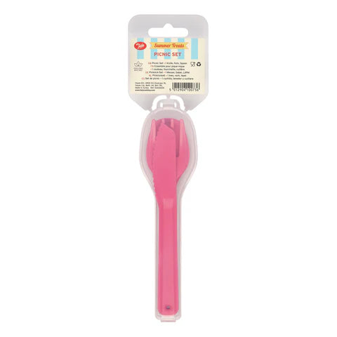 Tala Picnic Cutlery Set Raspberry Pink Keans Claremorris