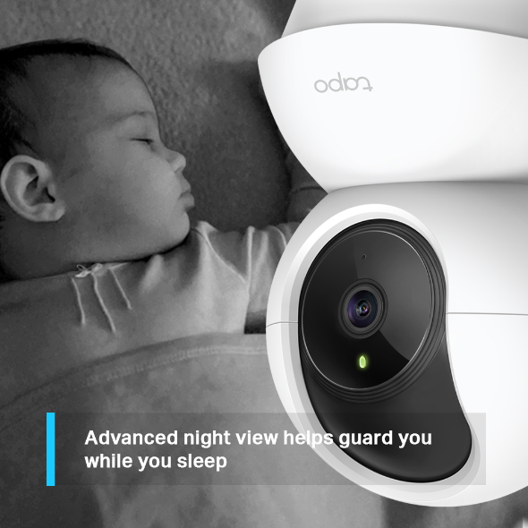Tapo C210 Pan/Tilt Wi-Fi Home Security Camera with Night Vision – Available at Keans Claremorris