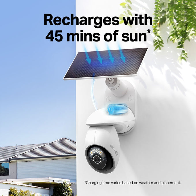 TP-Link Tapo 4K 8MP Solar Pan/Tilt Cam AI IP65 10m 10Ah| TPL-TAPO-C660-KIT - Image 4