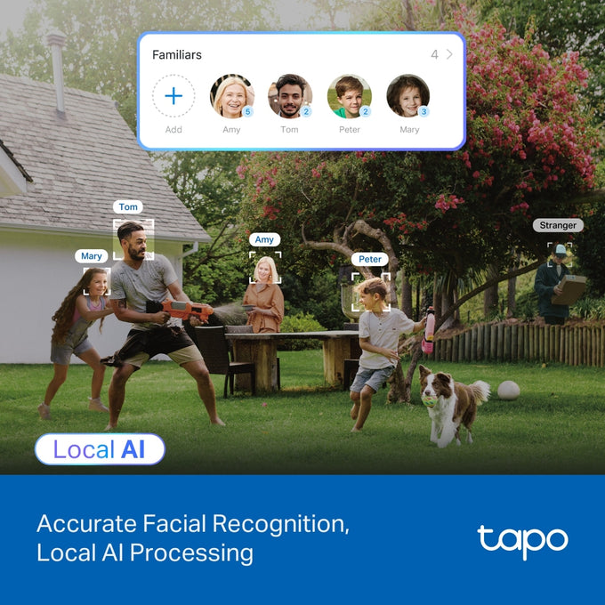 TP-Link Tapo 4K IP66 Pan/Tilt WiFi 6 AI Camera| TPL-TAPO-C560WS - Image 3