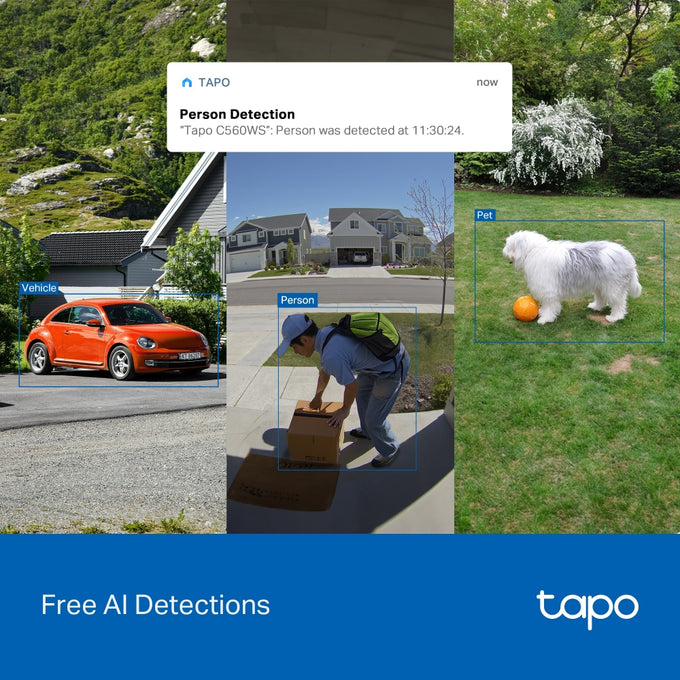 TP-Link Tapo 4K IP66 Pan/Tilt WiFi 6 AI Camera| TPL-TAPO-C560WS - Image 5