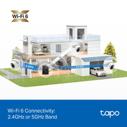 TP-Link Tapo 4K IP66 Pan/Tilt WiFi 6 AI Camera| TPL-TAPO-C560WS