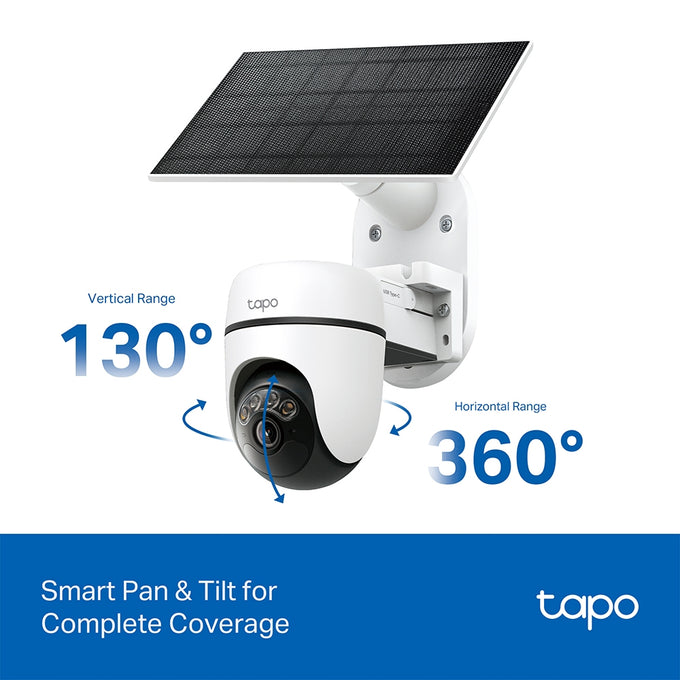 TP-Link Tapo 2K 3MP Solar Pan/Tilt Camera 6700mAh IP65| TPL-Tapo-C610-KIT - Image 8