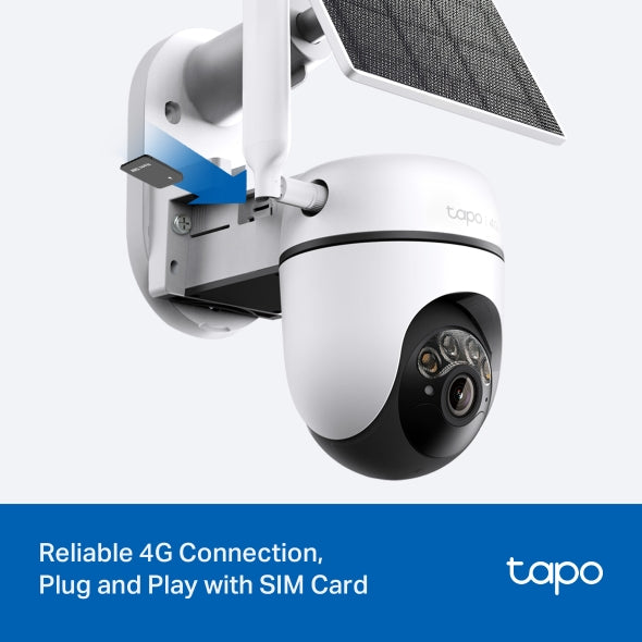 Tapo 2K 4G LTE Solar Pan-Tilt Camera | TPL-TAPO-C615G-KIT - Image 3
