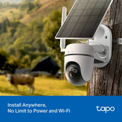 Tapo 2K 4G LTE Solar Pan-Tilt Camera | TPL-TAPO-C615G-KIT