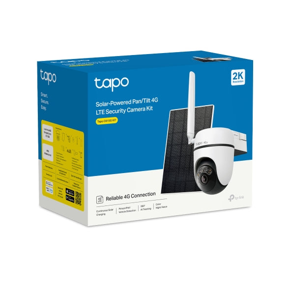 Tapo 2K 4G LTE Solar Pan-Tilt Camera | TPL-TAPO-C615G-KIT - Image 8