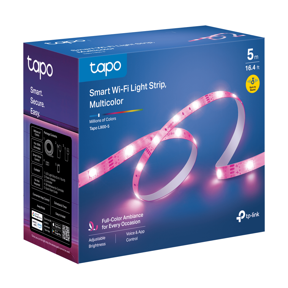 Tp Link Tapo Smart Light Strip Colour 5Mtr | TPL-TAPO-L900-5 - Image 5