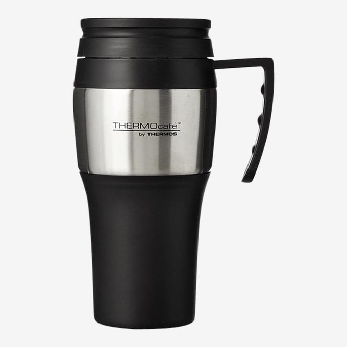 Thermocafe Travel Mug Stainless Steel/Black Keans Claremorris 