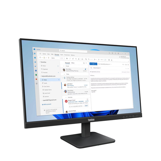 Lenovo ThinkVision S24-4e 23.8" Monitor| 64B5KAT1UK - Image 3