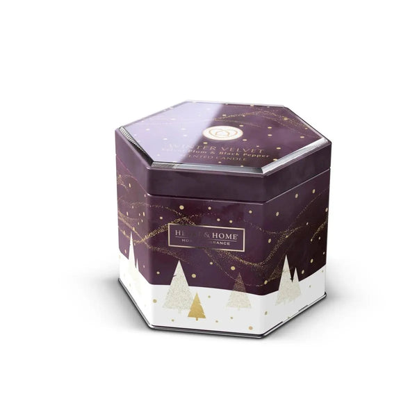 Tin Candle - Winter Velvet Keans Claremorris