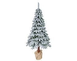 Tora pine snowy Christmas tree 240cm tall, 120cm diameter, FSC 100% certified – Keans Claremorris