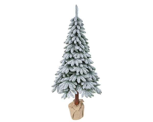 Tora pine snowy Christmas tree 240cm tall, 120cm diameter, FSC 100% certified – Keans Claremorris