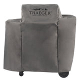 Traeger Ironwood 650 BBQ cover, heavy-duty weather-resistant fabric, custom fit, with Traeger logo, from Kean’s Claremorris.