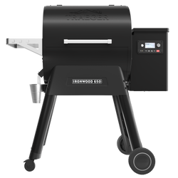 Traeger Ironwood 650 pellet grill with WiFIRE app, Super Smoke Mode, 650 sq. in. cooking area, available at Kean’s