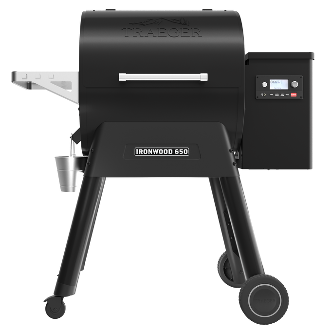 Traeger Ironwood 650 pellet grill with WiFIRE app, Super Smoke Mode, 650 sq. in. cooking area, available at Kean’s