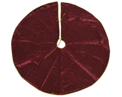 Tree Skirt Polyester, Oxblood D.120 cm x H.0.5 cm Keans Claremorris