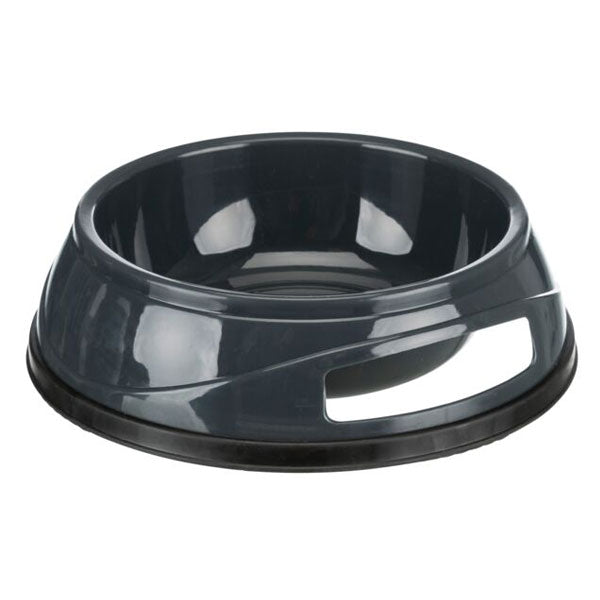 Plastic dog and cat bowl 0.5L with non-slip rubber base, durable plastic, easy to clean – Keans Claremorris