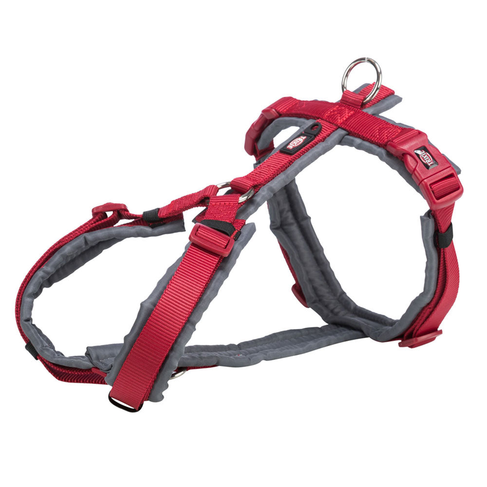 Red Premium Trekking Harness Xtra Large, adjustable, padded, water-repellent, chest strap, leash ring – Keans Claremorris